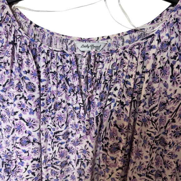 Lucky Brand Light Weight Round Neck Long Sleeve Tunic Top 2X - Picture 10 of 12